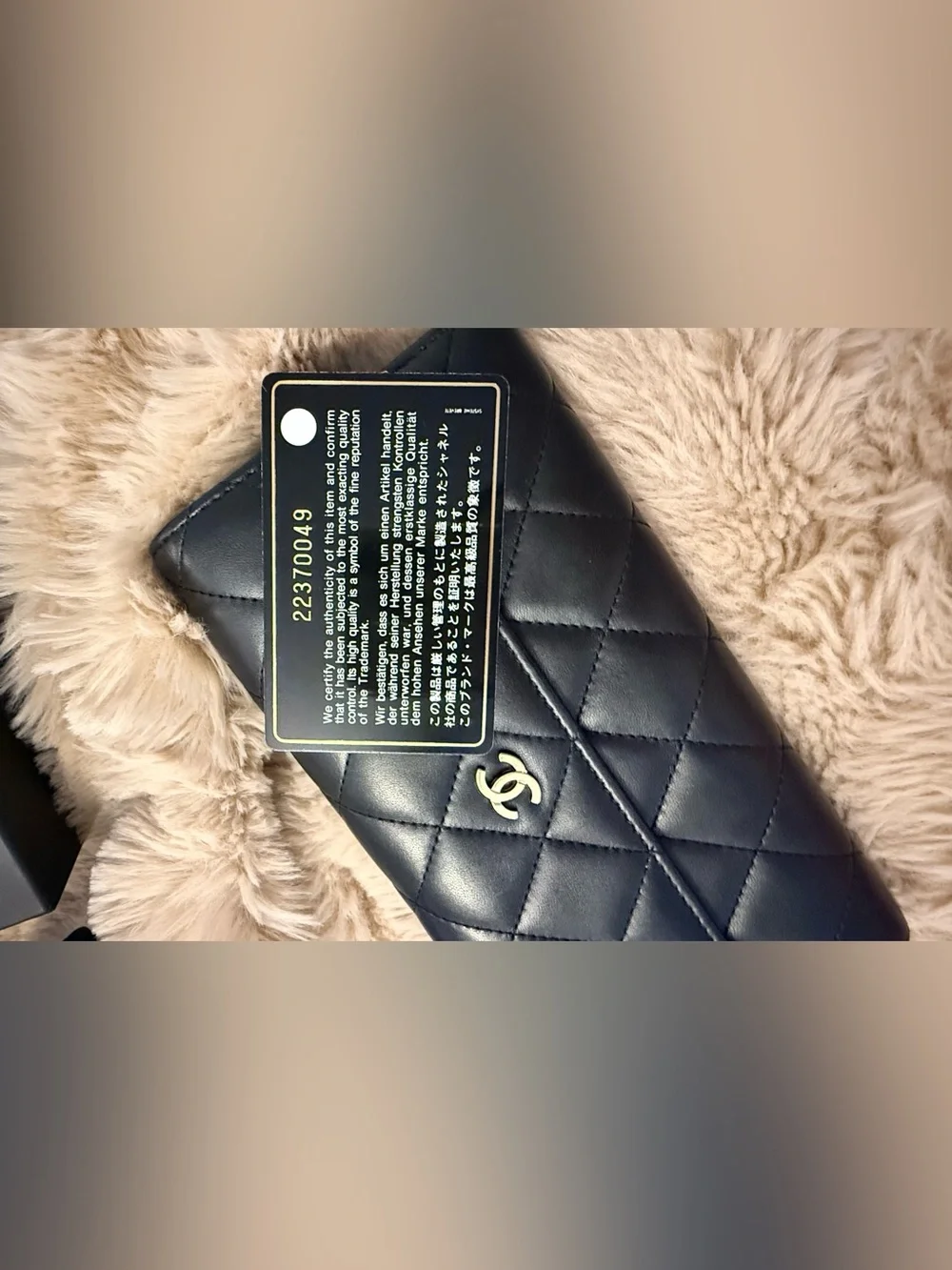 CHANEL lambskin quilted